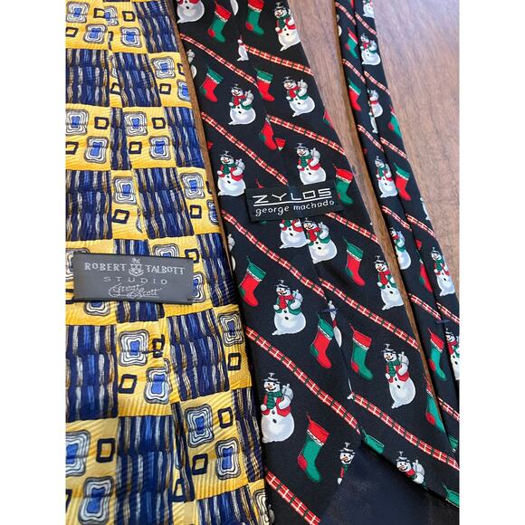 Men's Tie Lot (9)‎ Nautica, Robert Talbots, Carlos D, Gitman Bros, Silk, Multi - Picture 13 of 13